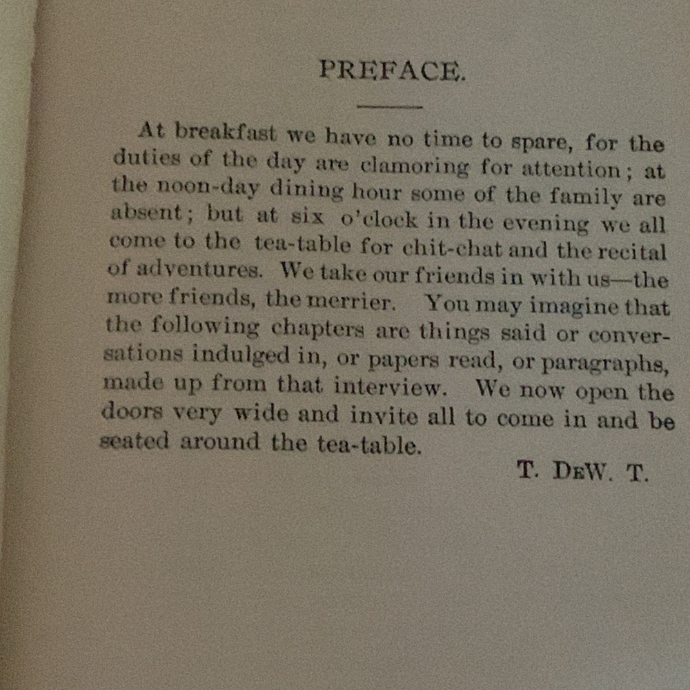 Vintage book 1895 by T Dewitt talmage tea time - Picture 4 of 5